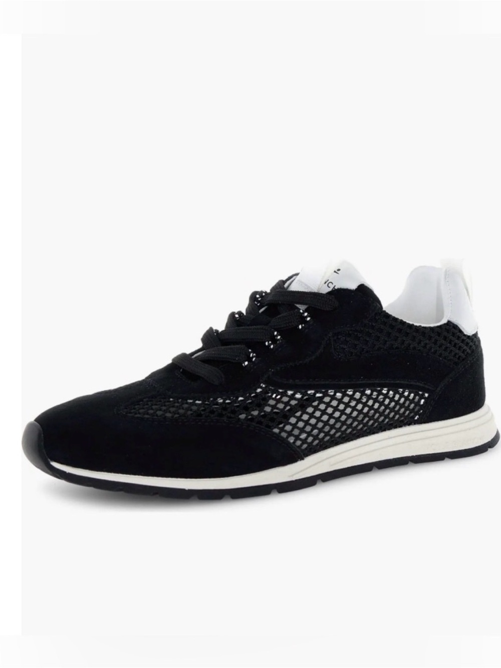 NWT VOILE BLANCHE PLAY Mesh Sneaker in Black